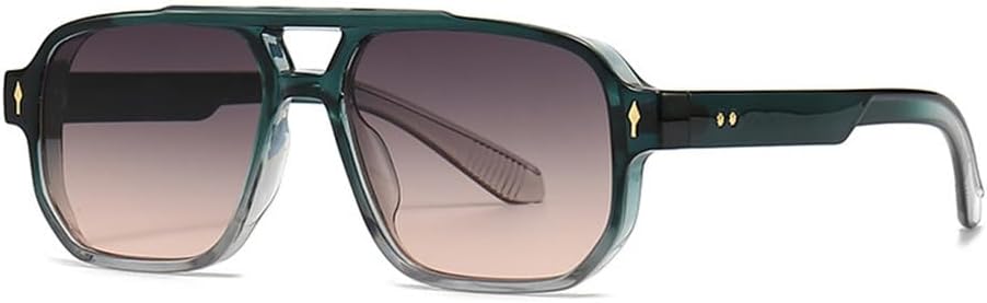 Женские солнцезащитные очки с градиентным переходом цвета, модные очки с заклепками, мужские солнцезащитные очки для вождения с защитой от УФ-излучения UV400 KTUCN, Green Gray
Женские солнцезащитные очки с градиентным переходом цвета, модные очки с заклепками, мужские солнцезащитные очки для вождения с защитой от УФ-излучения UV400 KTUCN, Green Gray