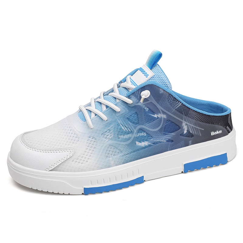 Сандалии с закрытым носком, устойчивые к истиранию и скольжению, мужские BAKE, White Blue
Сандалии с закрытым носком, устойчивые к истиранию и скольжению, мужские BAKE, White Blue