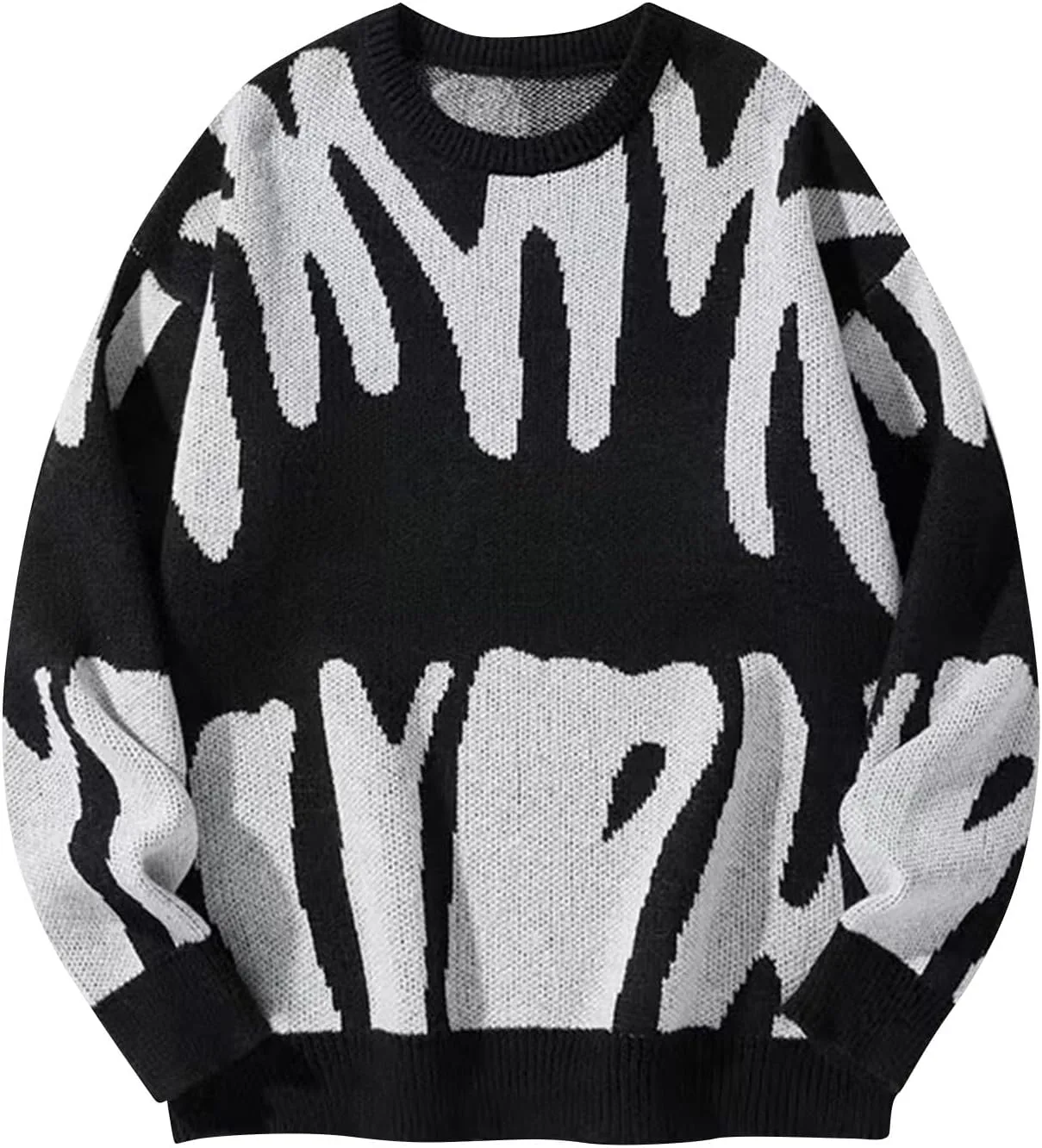 Мужской свитер с абстрактным узором, мягкий и комфортный
Мужской свитер с абстрактным узором, мягкий и комфортный