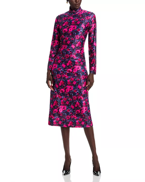 Платье миди с высоким воротником Area Stars, мультиколор
Платье миди с высоким воротником Area Stars, мультиколор