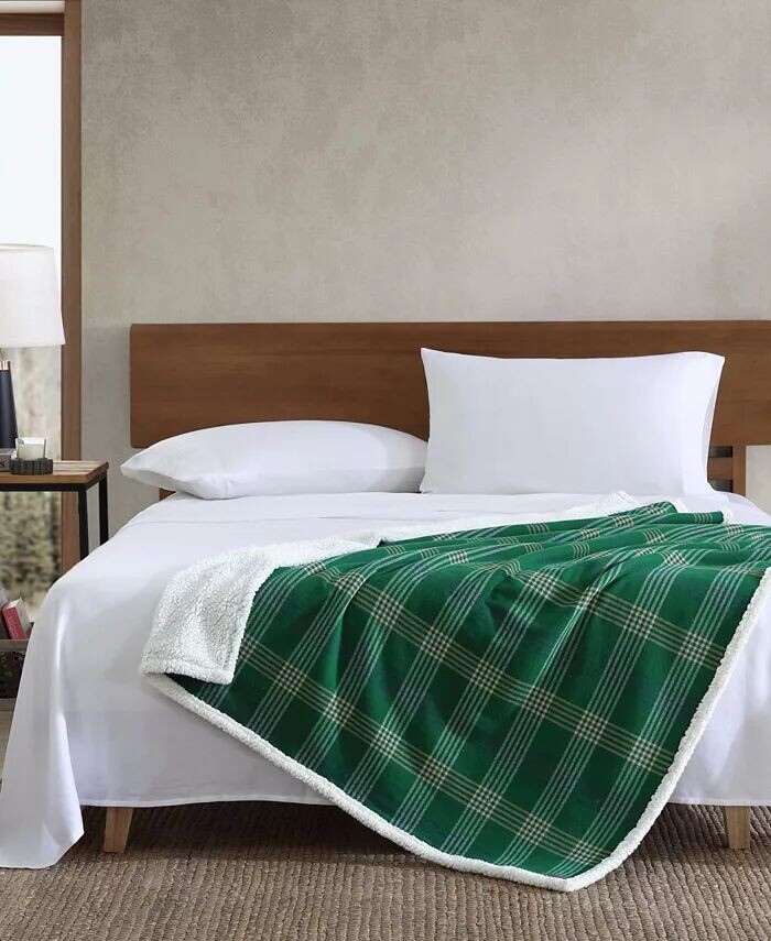 Двусторонний фланелевой плед из хлопковой пряжи в клетку, 60 x 50 дюймов Eddie Bauer, зеленый
Двусторонний фланелевой плед из хлопковой пряжи в клетку, 60 x 50 дюймов Eddie Bauer, зеленый