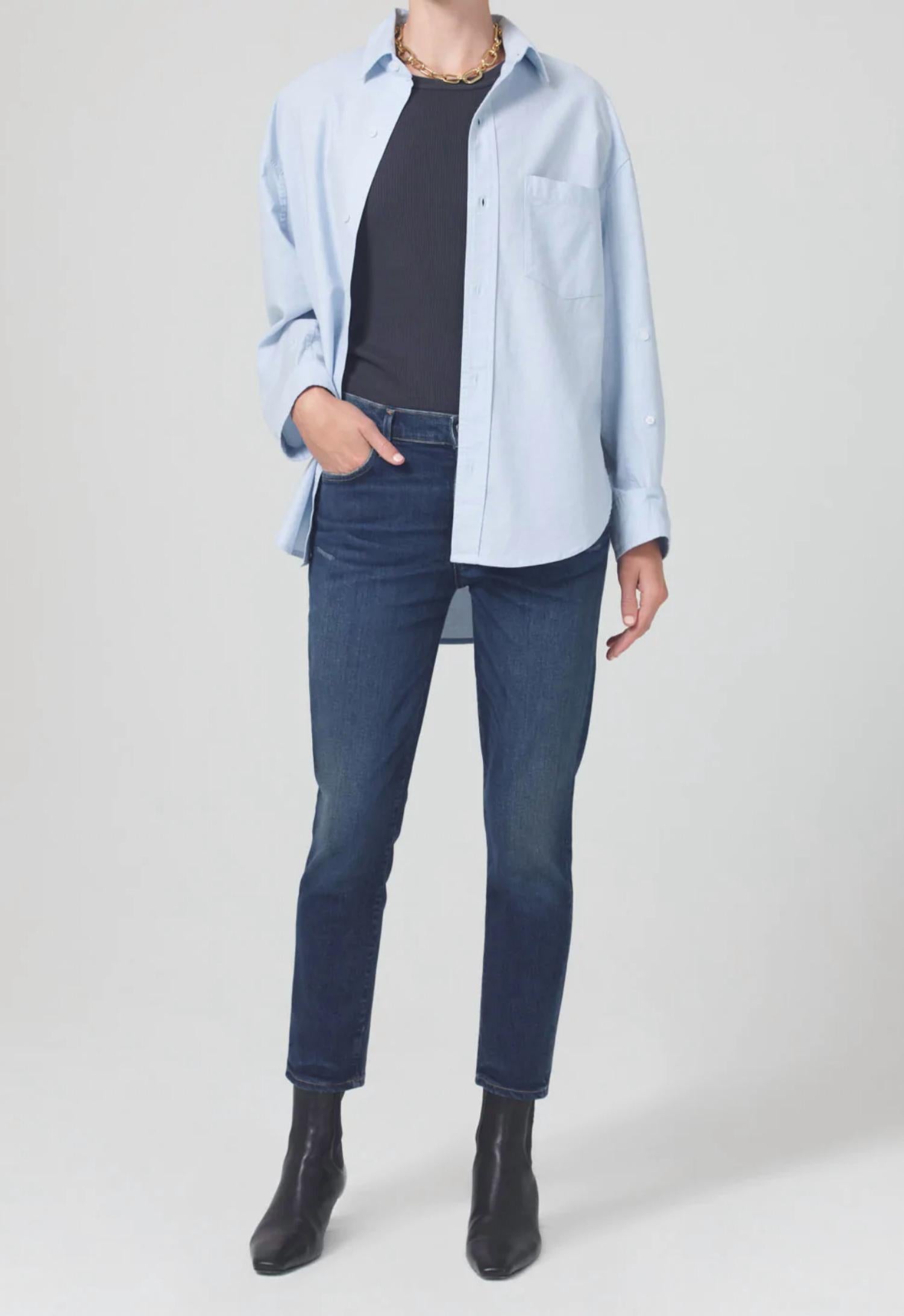 Джинсы Ella Mid Rise Slim Crop из органического материала Sky Lantern Citizens of Humanity, цвет organic sky lantern
Джинсы Ella Mid Rise Slim Crop из органического материала Sky Lantern Citizens of Humanity, цвет organic sky lantern