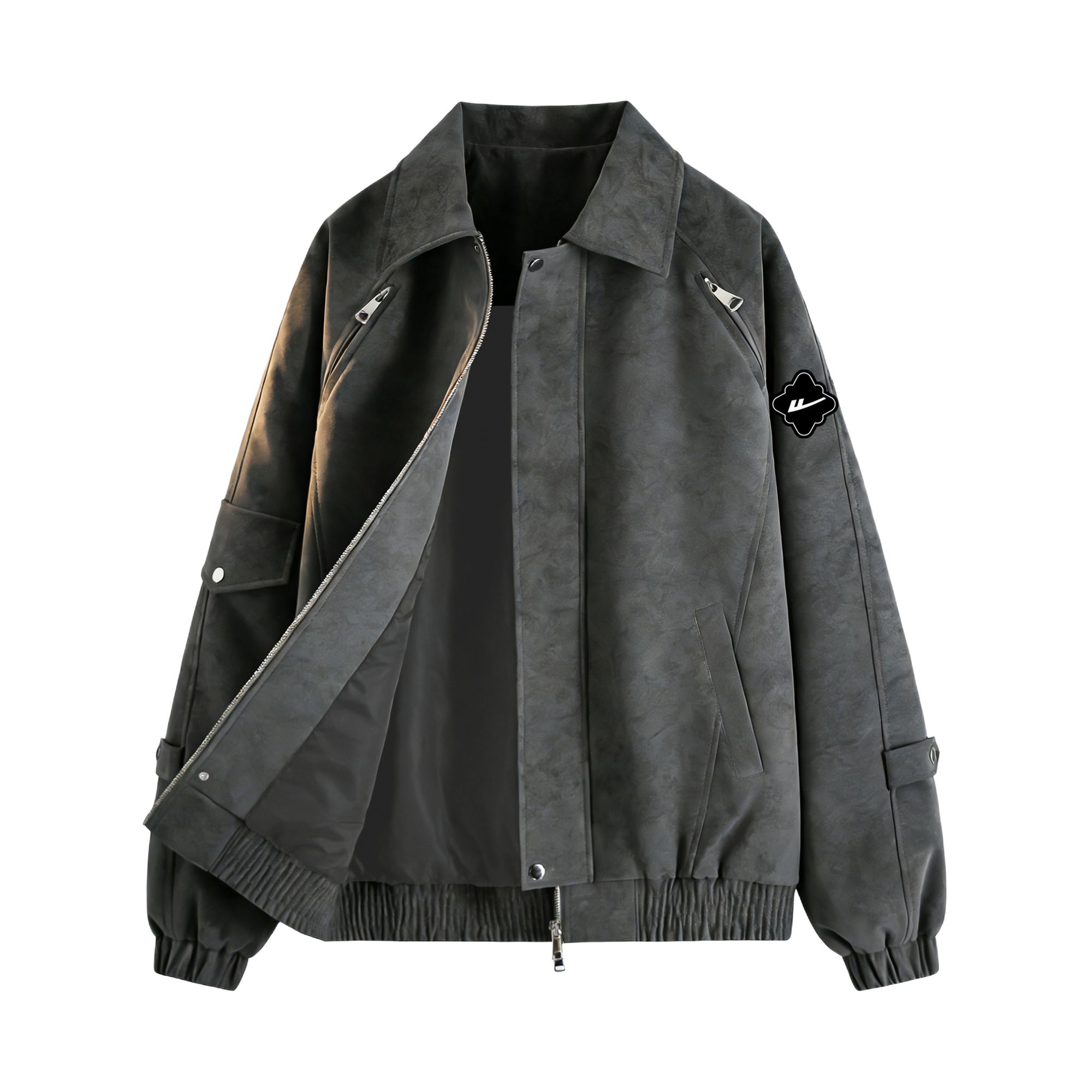 Куртка Unisex Lapel Moderate Others WARRIOR, темно-серый (diy badge)
Куртка Unisex Lapel Moderate Others WARRIOR, темно-серый (diy badge)