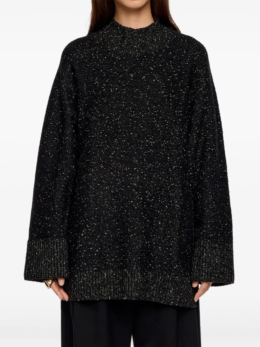 Фактурный топ с высоким воротником Bimba Y Lola, черный
Фактурный топ с высоким воротником Bimba Y Lola, черный