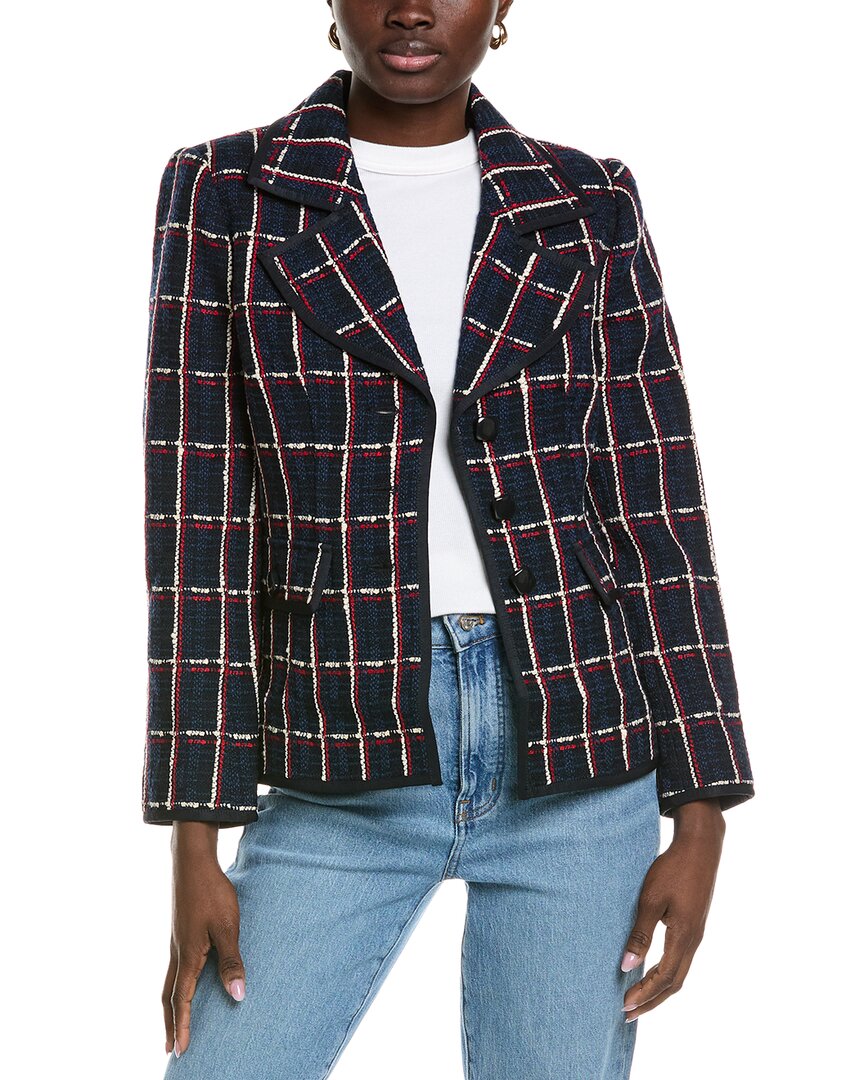 Любимая дочь Классический твидовый пиджак из смеси шерсти Favorite Daughter, синий
Любимая дочь Классический твидовый пиджак из смеси шерсти Favorite Daughter, синий