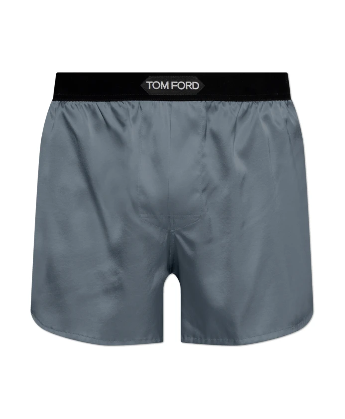 Шелковое нижнее белье-шорты Tom Ford, серый
Шелковое нижнее белье-шорты Tom Ford, серый