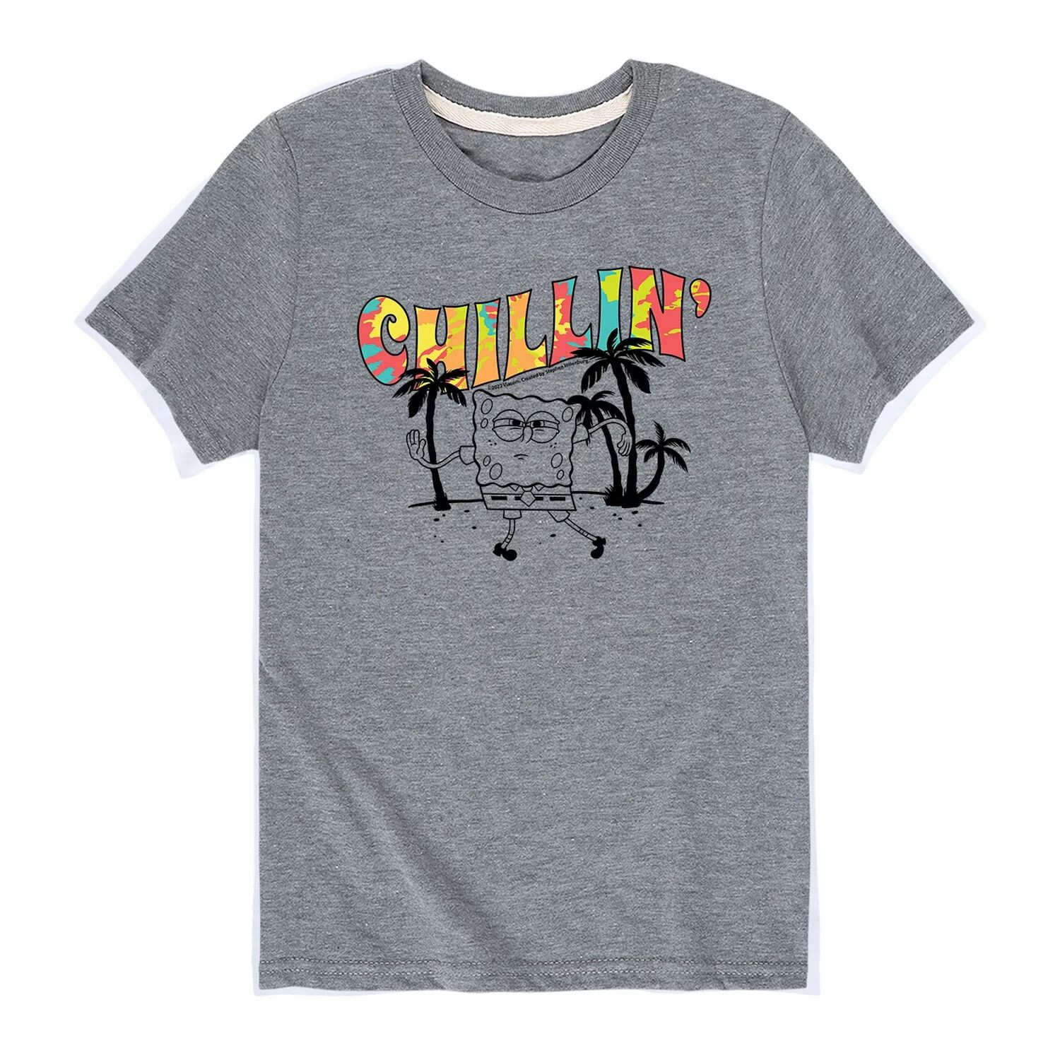 Футболка с рисунком Chillin для мальчиков 8–20 лет «Губка Боб» Tie Dye Nickelodeon, серый
Футболка с рисунком Chillin для мальчиков 8–20 лет «Губка Боб» Tie Dye Nickelodeon, серый