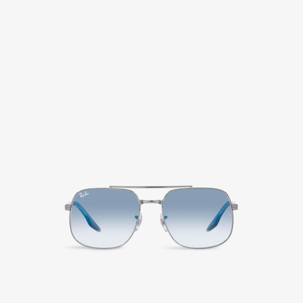 RB3699 поляризационные солнцезащитные очки из полированного металла Ray-Ban, серый
RB3699 поляризационные солнцезащитные очки из полированного металла Ray-Ban, серый