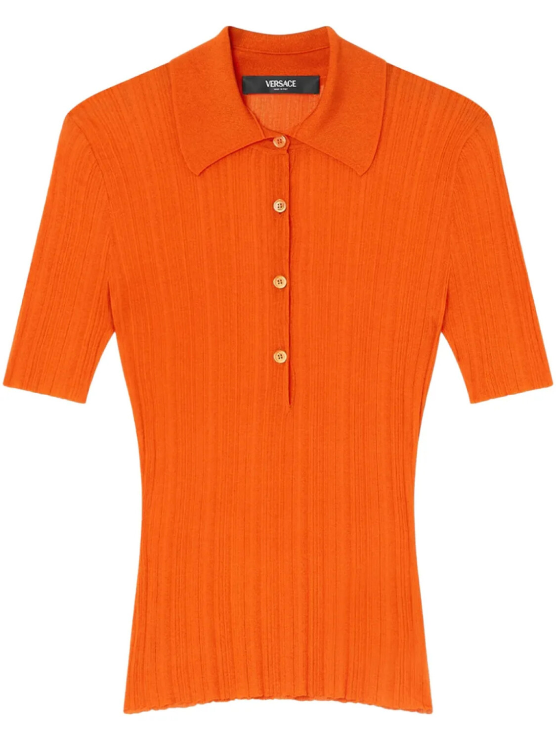 Трикотажная рубашка-поло Versace, оранжевый
Трикотажная рубашка-поло Versace, оранжевый