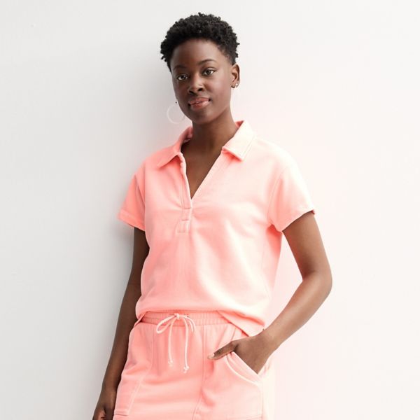Женская свободная спортивная рубашка-поло Sonoma Goods For Life, цвет peach frenzy
Женская свободная спортивная рубашка-поло Sonoma Goods For Life, цвет peach frenzy