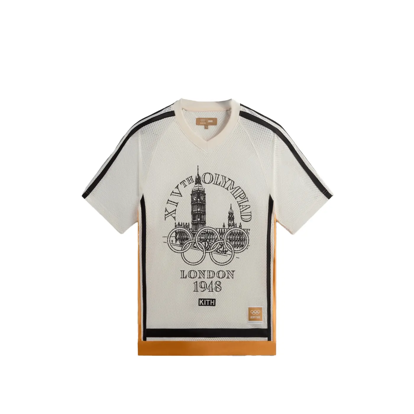 Олимпийское наследие 1948 Лондон сетчатая футболка Leon KITH, оранжевый белый черный
Олимпийское наследие 1948 Лондон сетчатая футболка Leon KITH, оранжевый белый черный