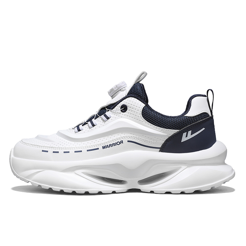 WARRIOR Амортизирующие нескользящие износостойкие низкие повседневные кроссовки мужские бело-синие, цвет White Blue
WARRIOR Амортизирующие нескользящие износостойкие низкие повседневные кроссовки мужские бело-синие, цвет White Blue
