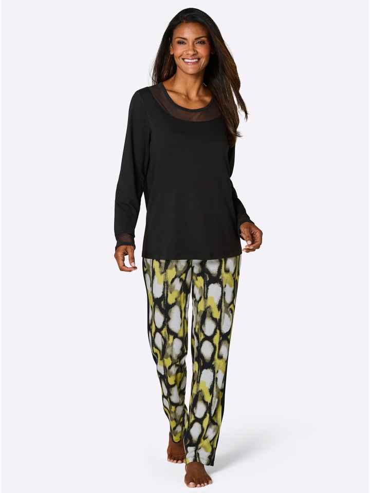 WITT WEIDEN Пижама с принтом в черно-салатовых тонах
WITT WEIDEN Пижама с принтом в черно-салатовых тонах