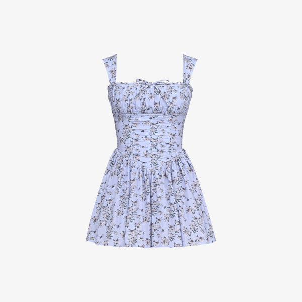 Платье мини House Of Cb Офелия из шифона с цветочным принтом, синий
Платье мини House Of Cb Офелия из шифона с цветочным принтом, синий