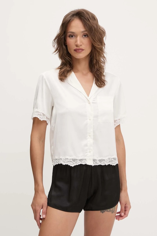 Пижамная рубашка Abercrombie & Fitch, бежевый
Пижамная рубашка Abercrombie & Fitch, бежевый