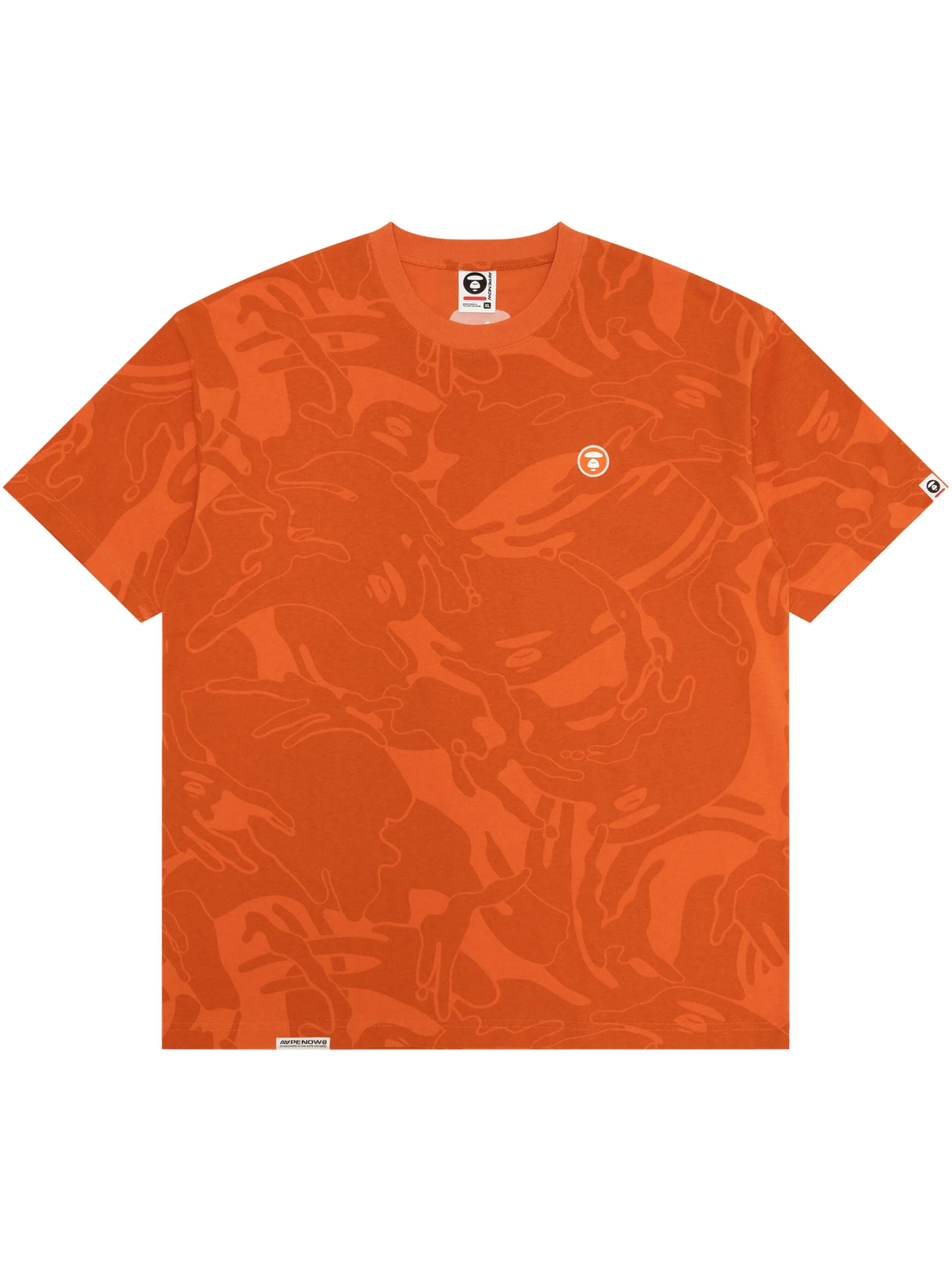 Футболка с камуфляжным принтом Aape By A Bathing Ape, оранжевый
Футболка с камуфляжным принтом Aape By A Bathing Ape, оранжевый