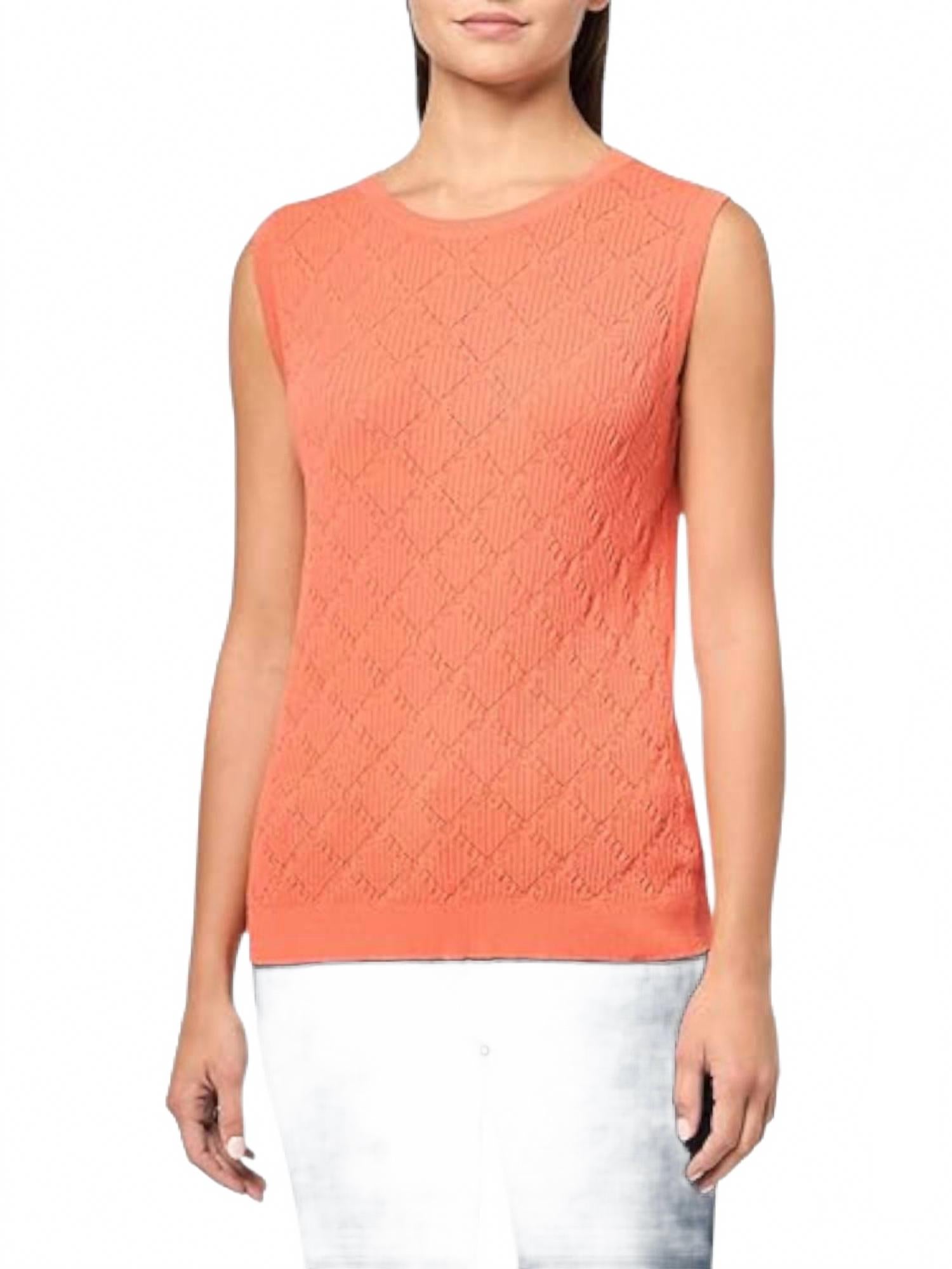 Майка-свитер с круглым вырезом цвета коралла Multiples, коралловый
Майка-свитер с круглым вырезом цвета коралла Multiples, коралловый