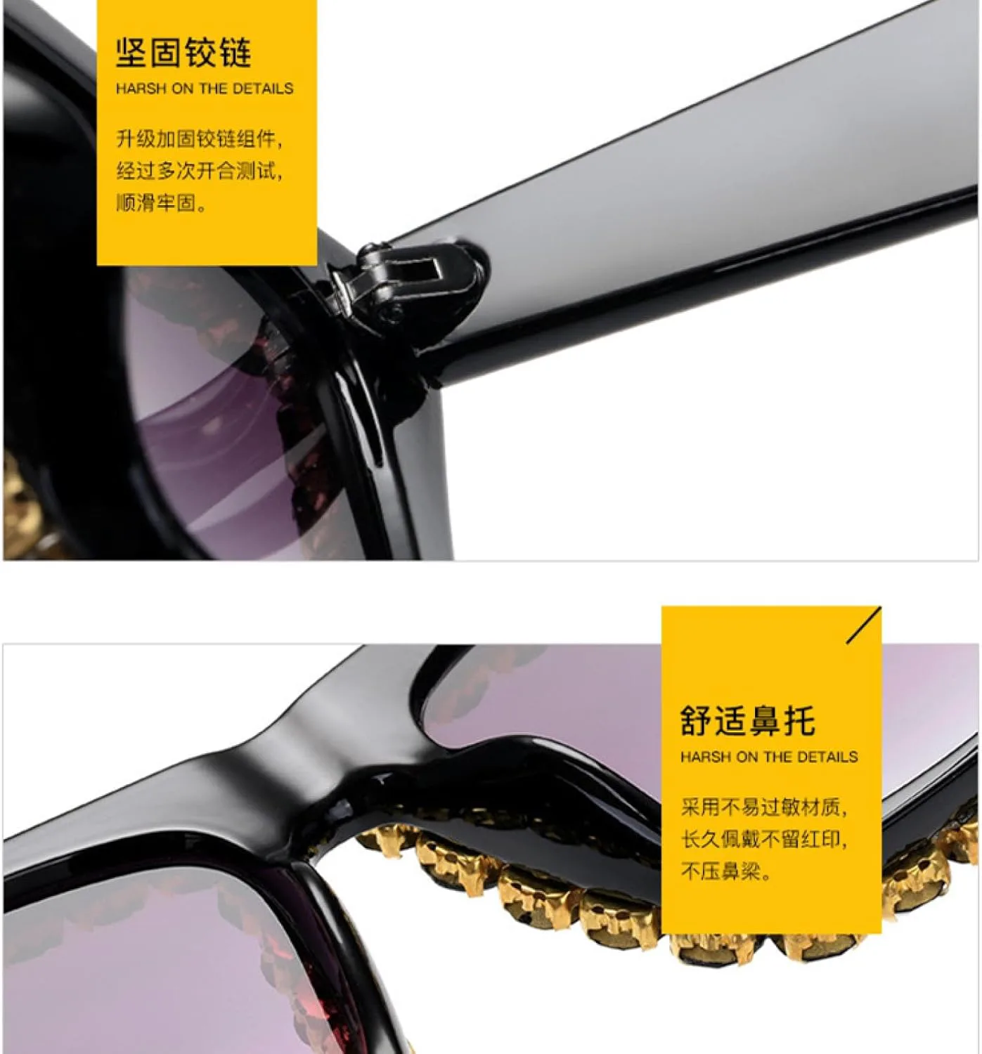 Роскошные модные винтажные солнцезащитные очки «кошачий глаз» большого размера с бриллиантами для женщин, защита от УФ-излучения UV400 TKKTLLT, Purple Purple
Роскошные модные винтажные солнцезащитные очки «кошачий глаз» большого размера с бриллиантами для женщин, защита от УФ-излучения UV400 TKKTLLT, Purple Purple