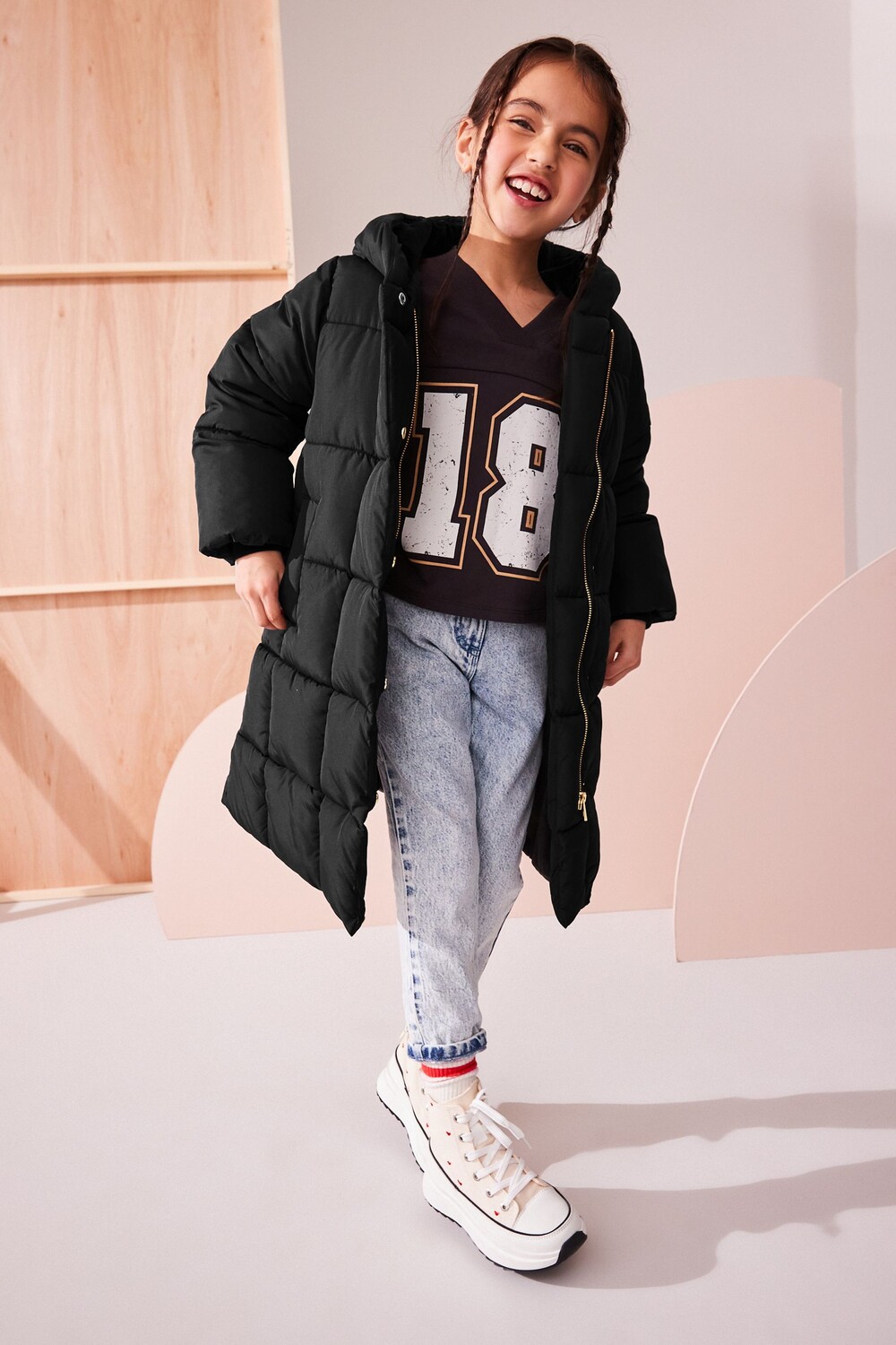 Водонепроницаемое квадратное стеганое пальто с капюшоном (3 16 лет) Next, черный
Водонепроницаемое квадратное стеганое пальто с капюшоном (3 16 лет) Next, черный