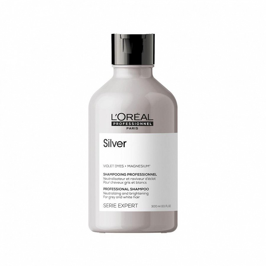 Шампунь для коррекции оттенка светлых волос silver shampoo L′Oréal Professionnel Paris, 300 мл
Шампунь для коррекции оттенка светлых волос silver shampoo L′Oréal Professionnel Paris, 300 мл