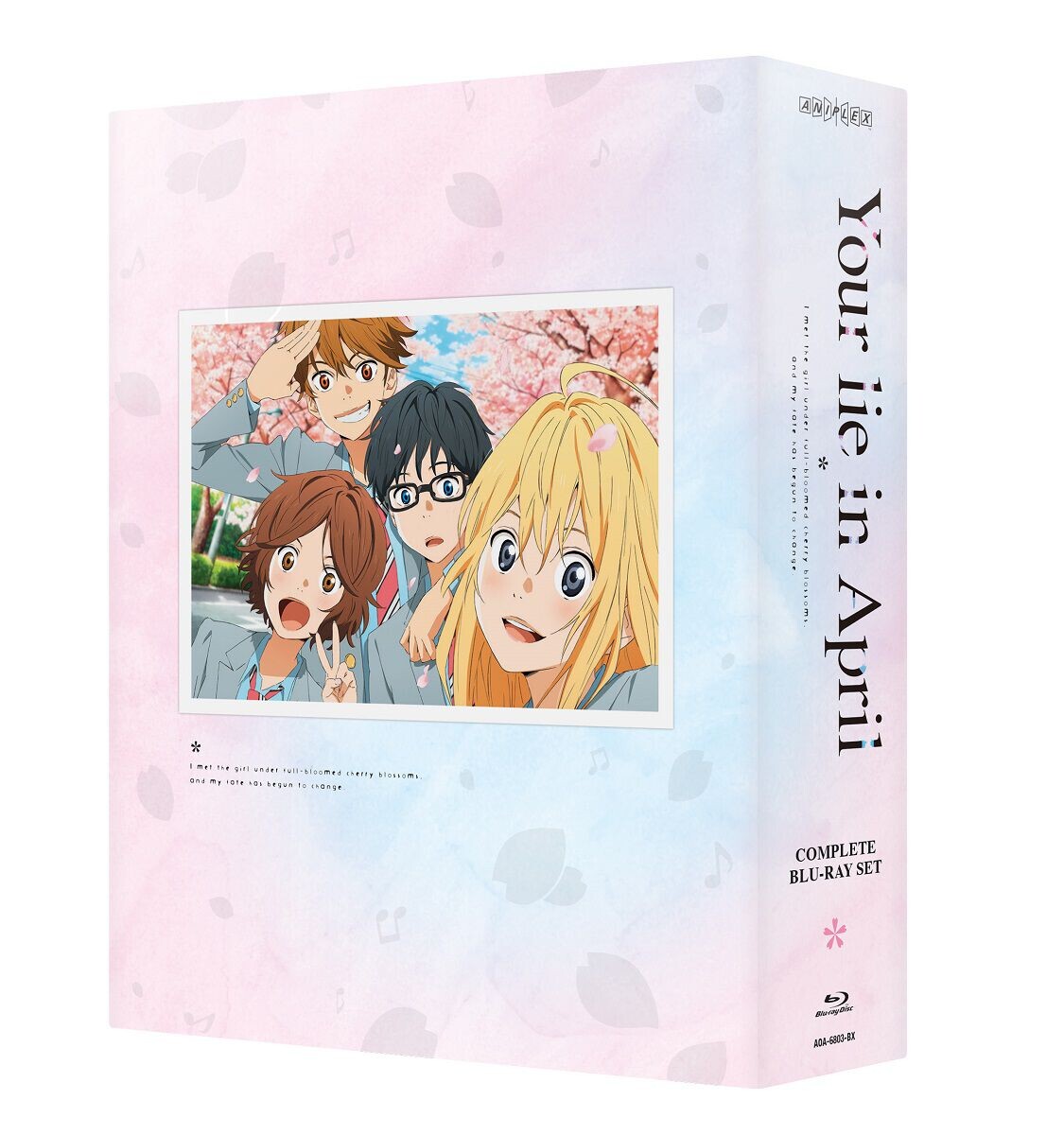 Blu-Ray диск Your Lie in April Complete Box Set Blu-ray
Blu-Ray диск Your Lie in April Complete Box Set Blu-ray