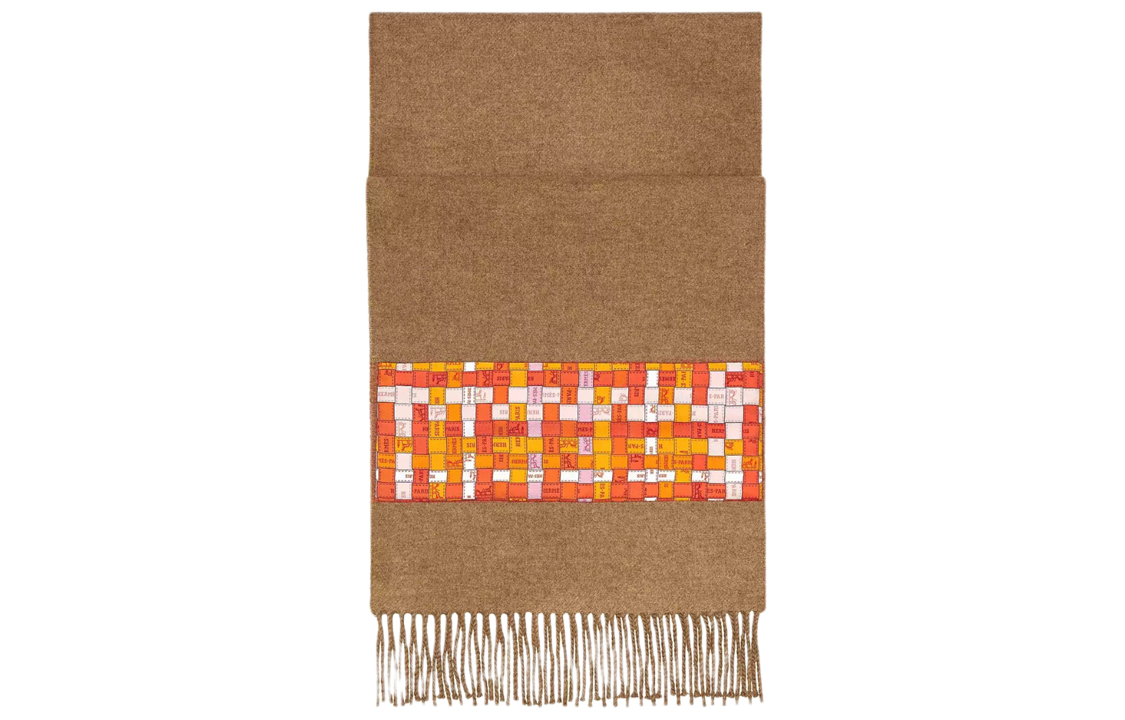 HERMES Вязаный шарф женский хаки-коричневый, Khaki Brown
HERMES Вязаный шарф женский хаки-коричневый, Khaki Brown