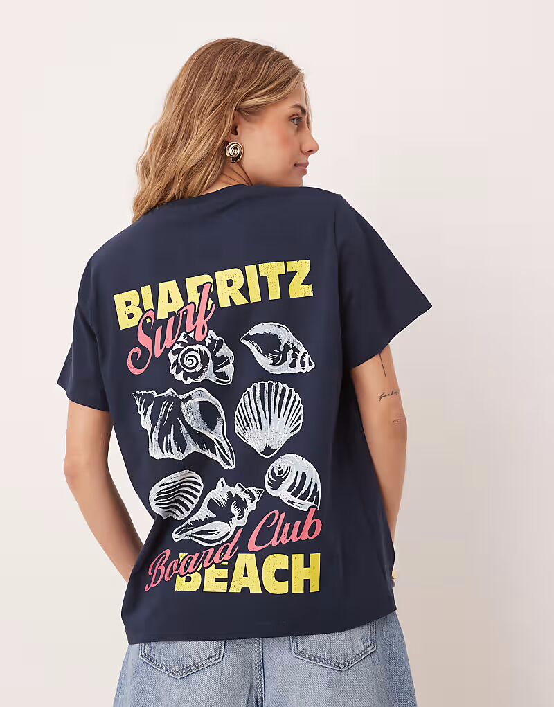Футболка ASOS DESIGN прямого кроя с принтом ракушек Биарриц темно-синего цвета, Синий, Футболка ASOS DESIGN прямого кроя с принтом ракушек Биарриц темно-синего цвета
Футболка ASOS DESIGN прямого кроя с принтом ракушек Биарриц темно-синего цвета, Синий, Футболка ASOS DESIGN прямого кроя с принтом ракушек Биарриц темно-синего цвета