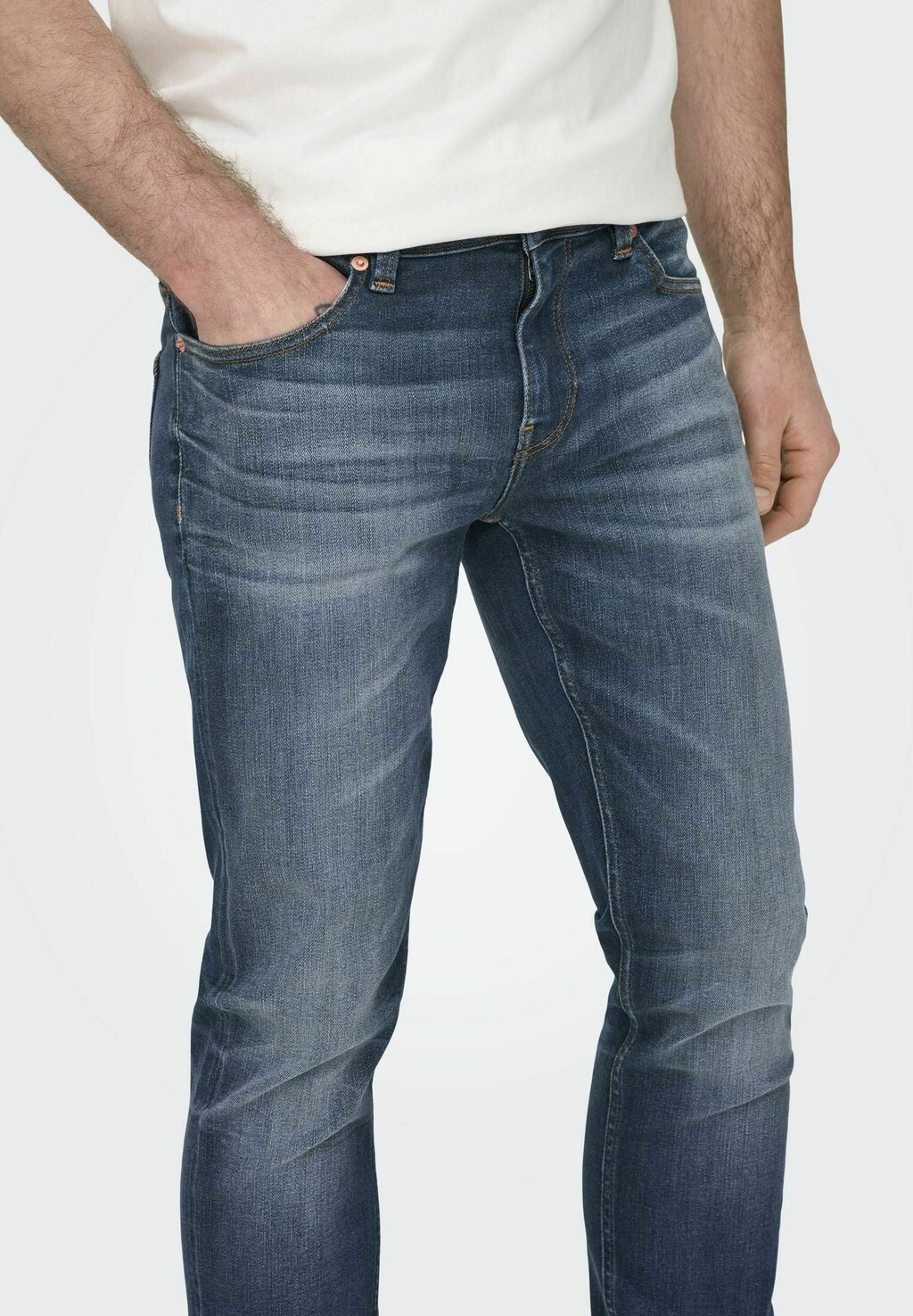 Джинсы облегающего кроя SLIM FIT Only & Sons, синий деним
Джинсы облегающего кроя SLIM FIT Only & Sons, синий деним