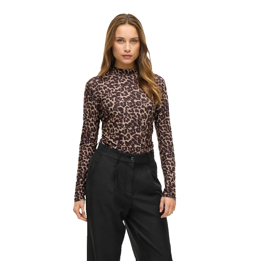 Футболка Vila Leoa long sleeve high neck, коричневый
Футболка Vila Leoa long sleeve high neck, коричневый