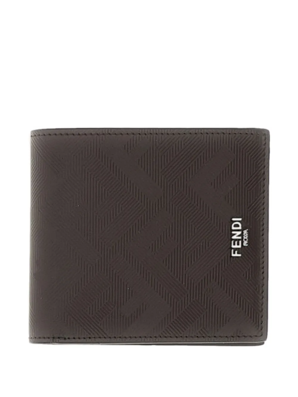 Двухстворчатый бумажник с логотипом Fendi, коричневый
Двухстворчатый бумажник с логотипом Fendi, коричневый