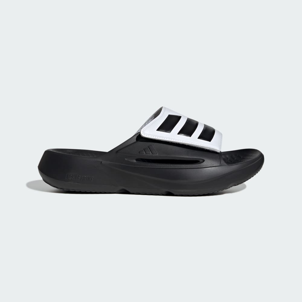 Шлепанцы Adidas Lightblaze Slides, цвет Core Black/Core Black/Cloud White 
Шлепанцы Adidas Lightblaze Slides, цвет Core Black/Core Black/Cloud White