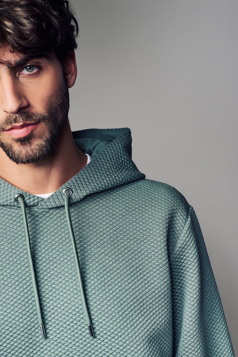 Толстовка с капюшоном из текстурированной ткани премиум класса Next, зеленый
Толстовка с капюшоном из текстурированной ткани премиум класса Next, зеленый