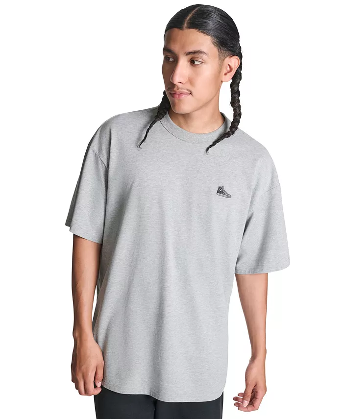 Мужская футболка с принтом кроссовка свободного кроя Converse, серый
Мужская футболка с принтом кроссовка свободного кроя Converse, серый