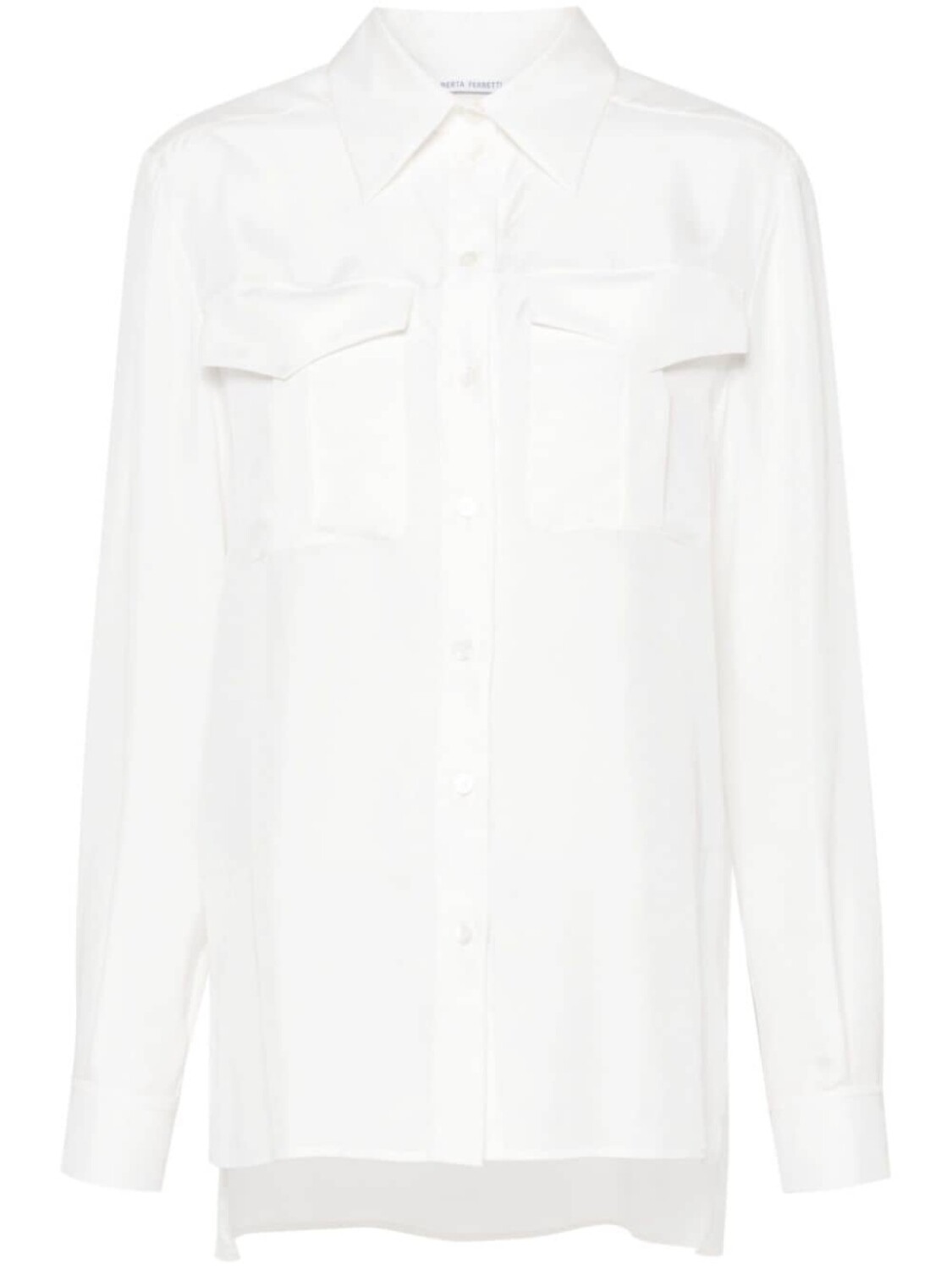 Шелковая рубашка Alberta Ferretti, белый
Шелковая рубашка Alberta Ferretti, белый