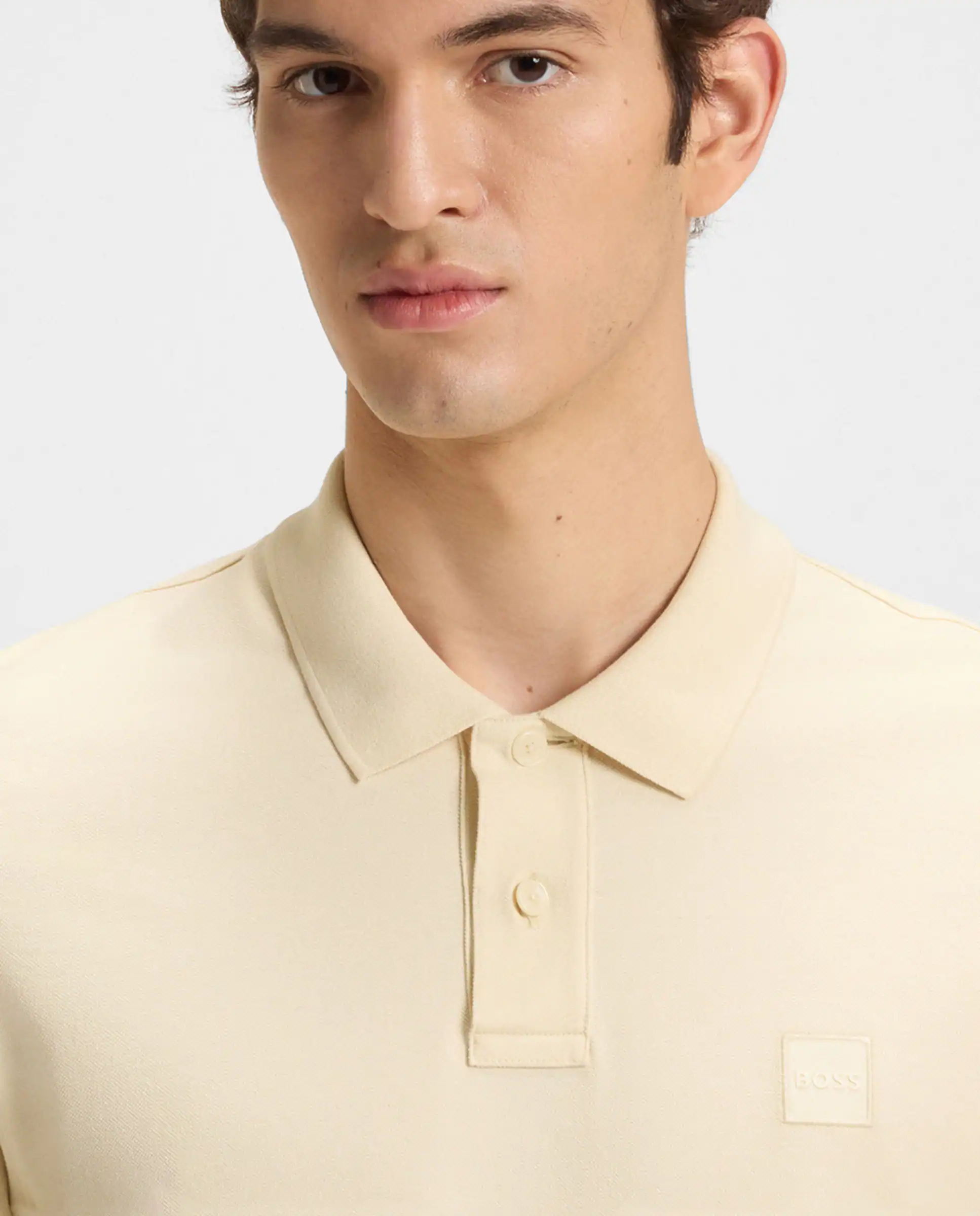 Поло с коротким рукавом для мужчин Boss, естественный
Поло с коротким рукавом для мужчин Boss, естественный