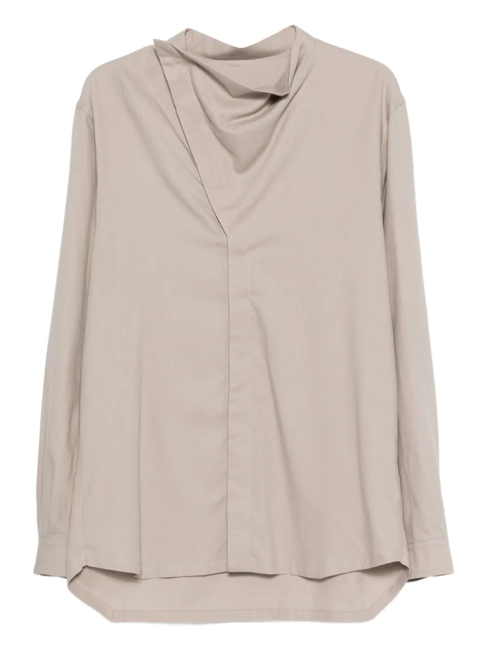 Джемпер с воротником-воронкой Rick Owens, серый
Джемпер с воротником-воронкой Rick Owens, серый