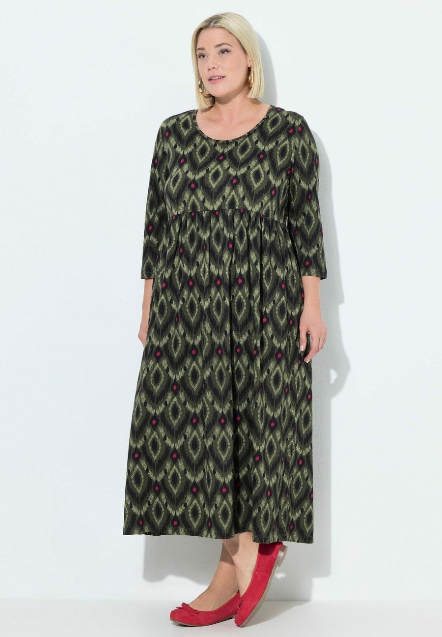 Платье Ulla Popken Jersey dress, Olive Grey/Olive
Платье Ulla Popken Jersey dress, Olive Grey/Olive