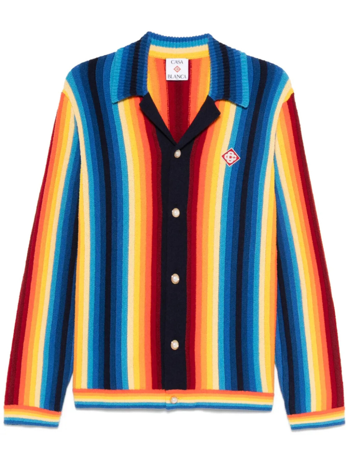 Кардиган с градиентом Casablanca из махровой ткани, синий 
Кардиган с градиентом Casablanca из махровой ткани, синий