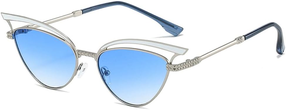 Большие солнцезащитные очки «кошачий глаз» с полой внутренней частью, в стиле ретро, винтаж, с золотыми зеркальными линзами, женские солнцезащитные очки, SUN1915 Generic, Silver Gradient Blue
Большие солнцезащитные очки «кошачий глаз» с полой внутренней частью, в стиле ретро, винтаж, с золотыми зеркальными линзами, женские солнцезащитные очки, SUN1915 Generic, Silver Gradient Blue