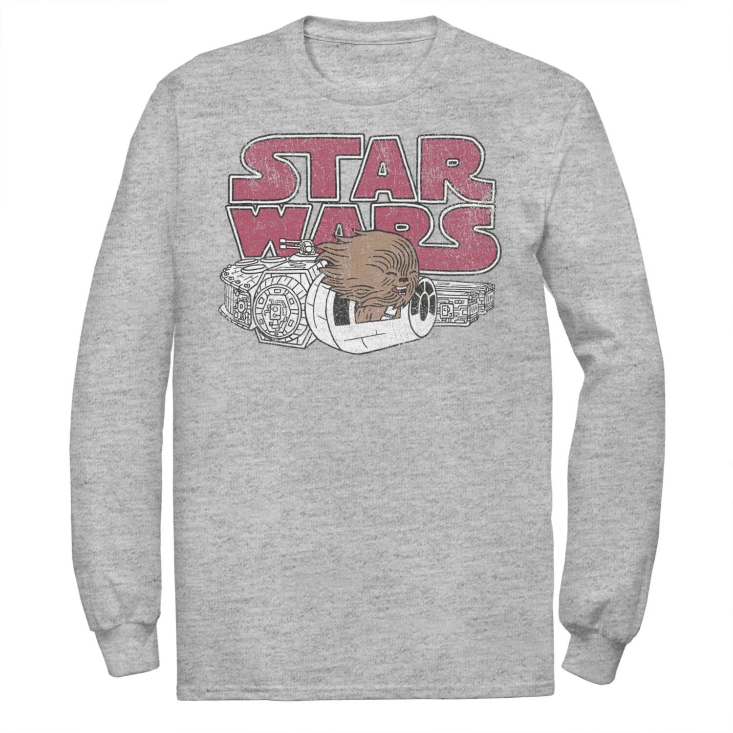 Мужская футболка с рисунком «Звездные войны» Chewbacca «Сокол тысячелетия» Licensed Character
Мужская футболка с рисунком «Звездные войны» Chewbacca «Сокол тысячелетия» Licensed Character
