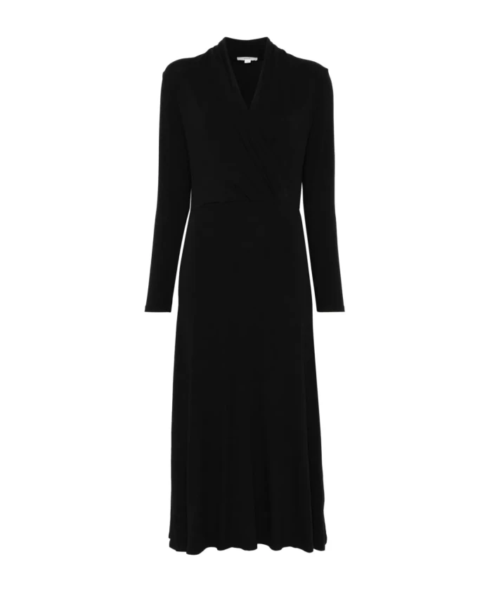 Элегантное черное макси-платье Vince, черный
Элегантное черное макси-платье Vince, черный