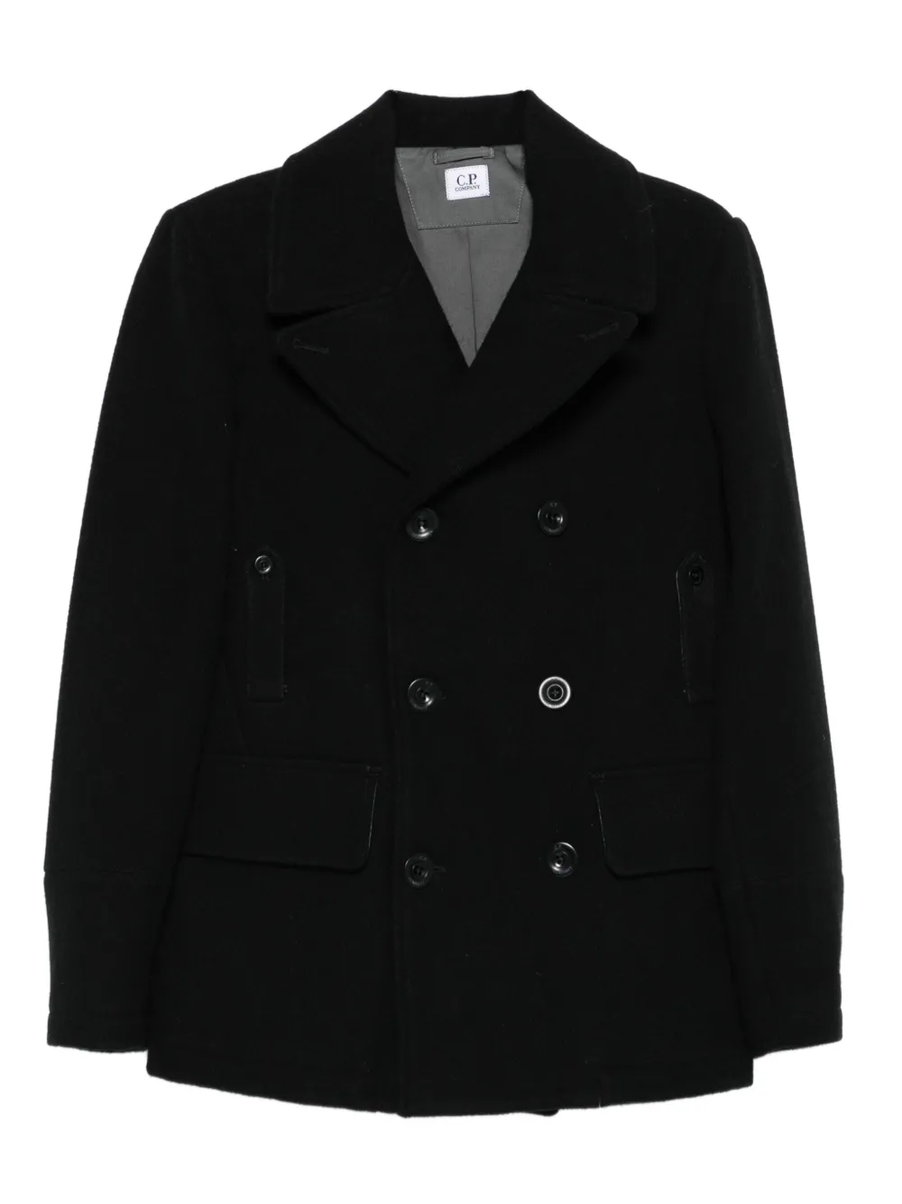 Двубортный пиджак C.P. Company, черный
Двубортный пиджак C.P. Company, черный