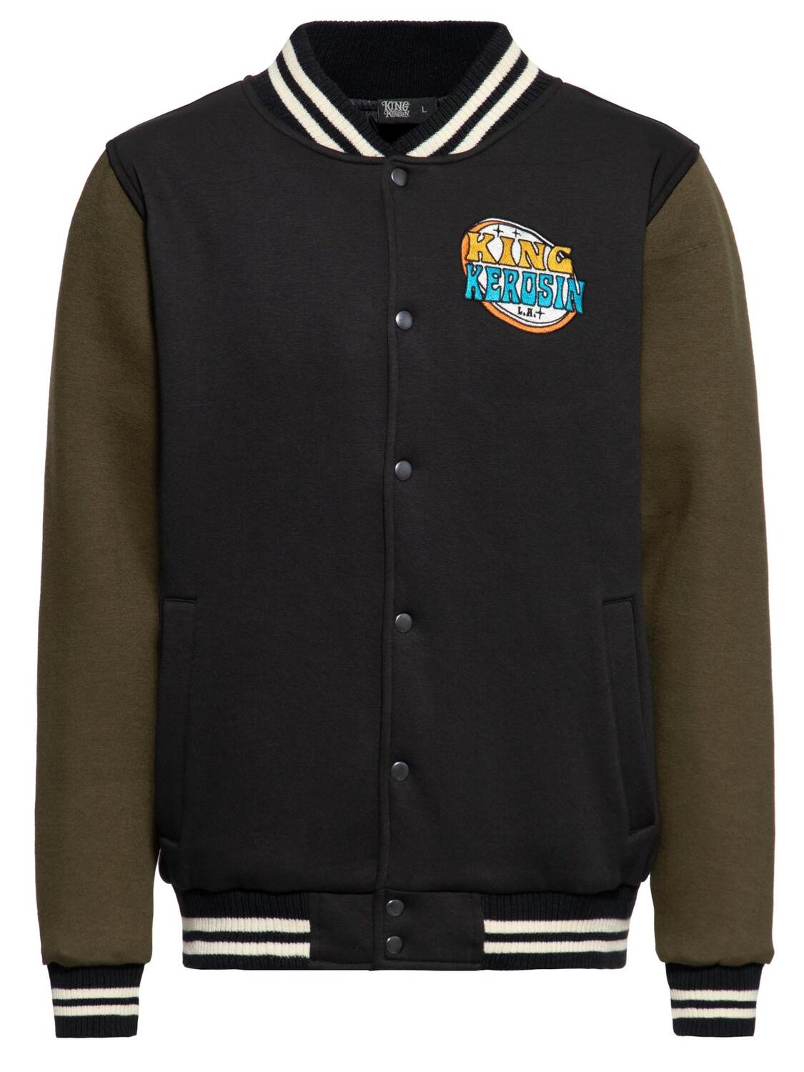 King Kerosin Куртка межсезонная 'Street Fire' в зеленом цвете
King Kerosin Куртка межсезонная 'Street Fire' в зеленом цвете