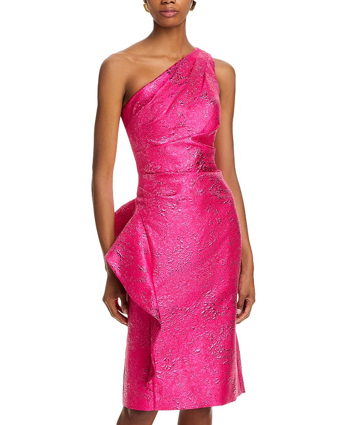 Жаккардовое платье с одним плечом Teri Jon by Rickie Freeman, розовый
Жаккардовое платье с одним плечом Teri Jon by Rickie Freeman, розовый