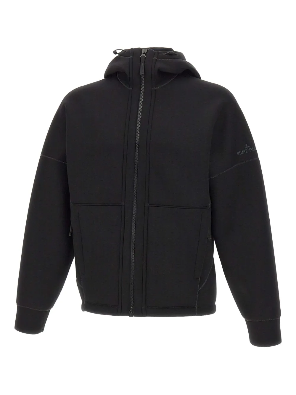 Толстовка на молнии Stone Island, черный
Толстовка на молнии Stone Island, черный