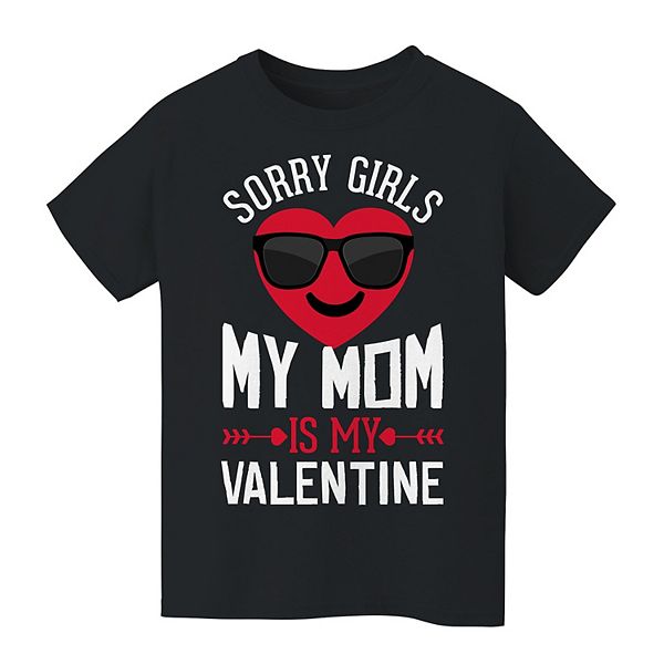 Футболка с принтом "Sorry girls, my mom is my valentine" для мальчиков 8-20 Licensed Character
Футболка с принтом "Sorry girls, my mom is my valentine" для мальчиков 8-20 Licensed Character