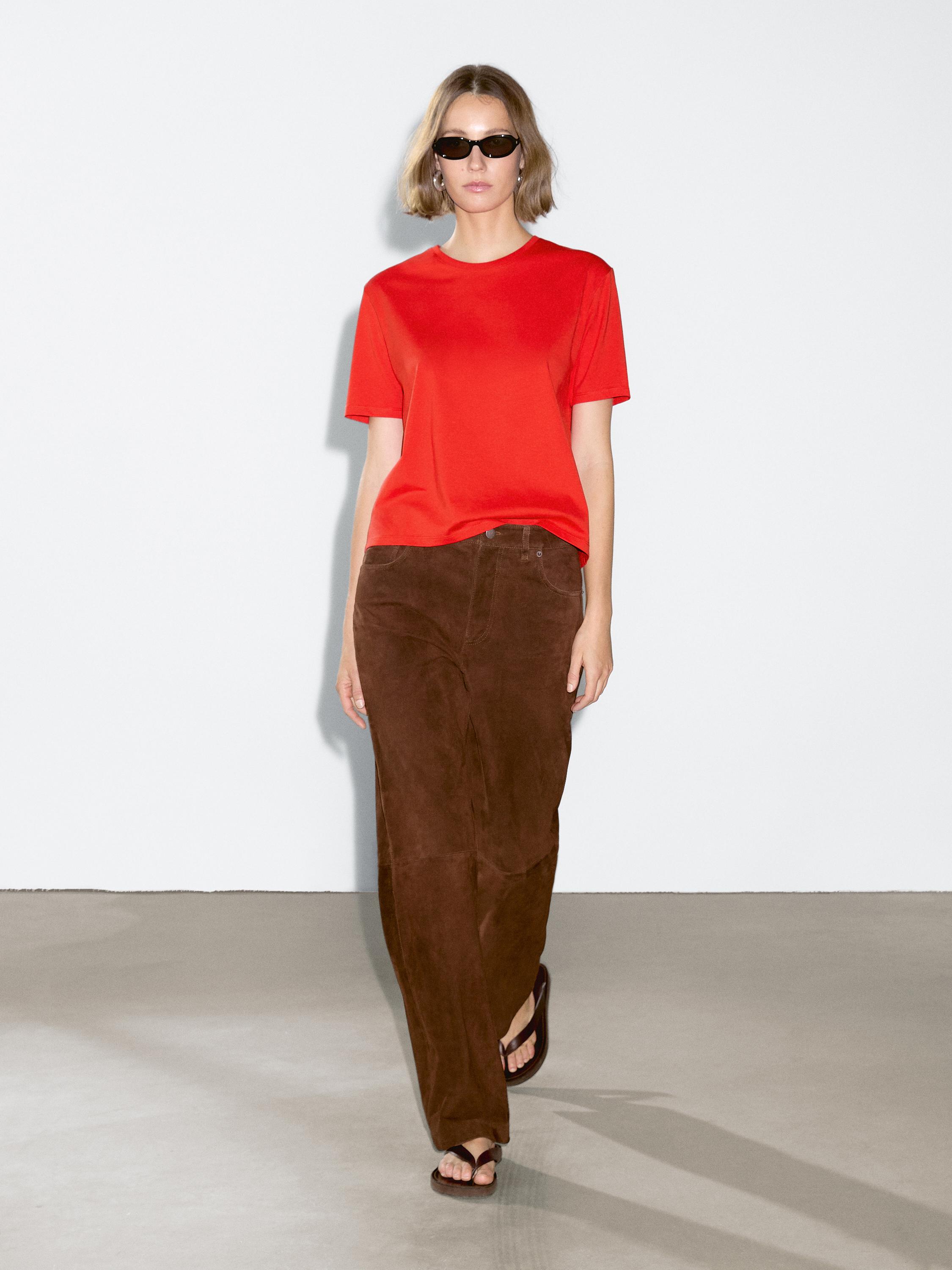 Футболка с коротким рукавом, стандартного кроя Massimo Dutti, красный
Футболка с коротким рукавом, стандартного кроя Massimo Dutti, красный