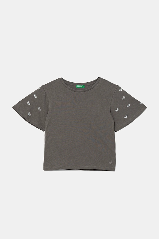 Детская хлопковая футболка United Colors Of Benetton, серый
Детская хлопковая футболка United Colors Of Benetton, серый