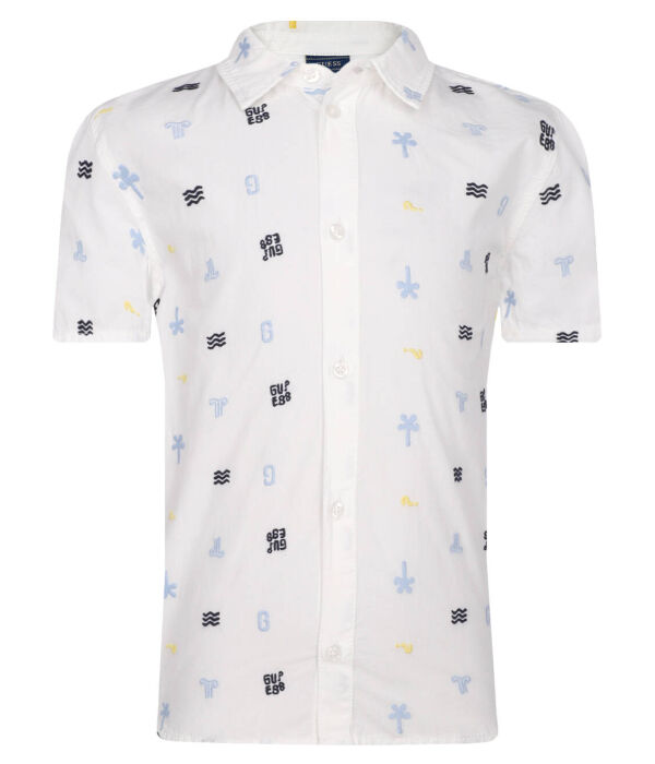 Рубашка Regular fit Guess, белый
Рубашка Regular fit Guess, белый