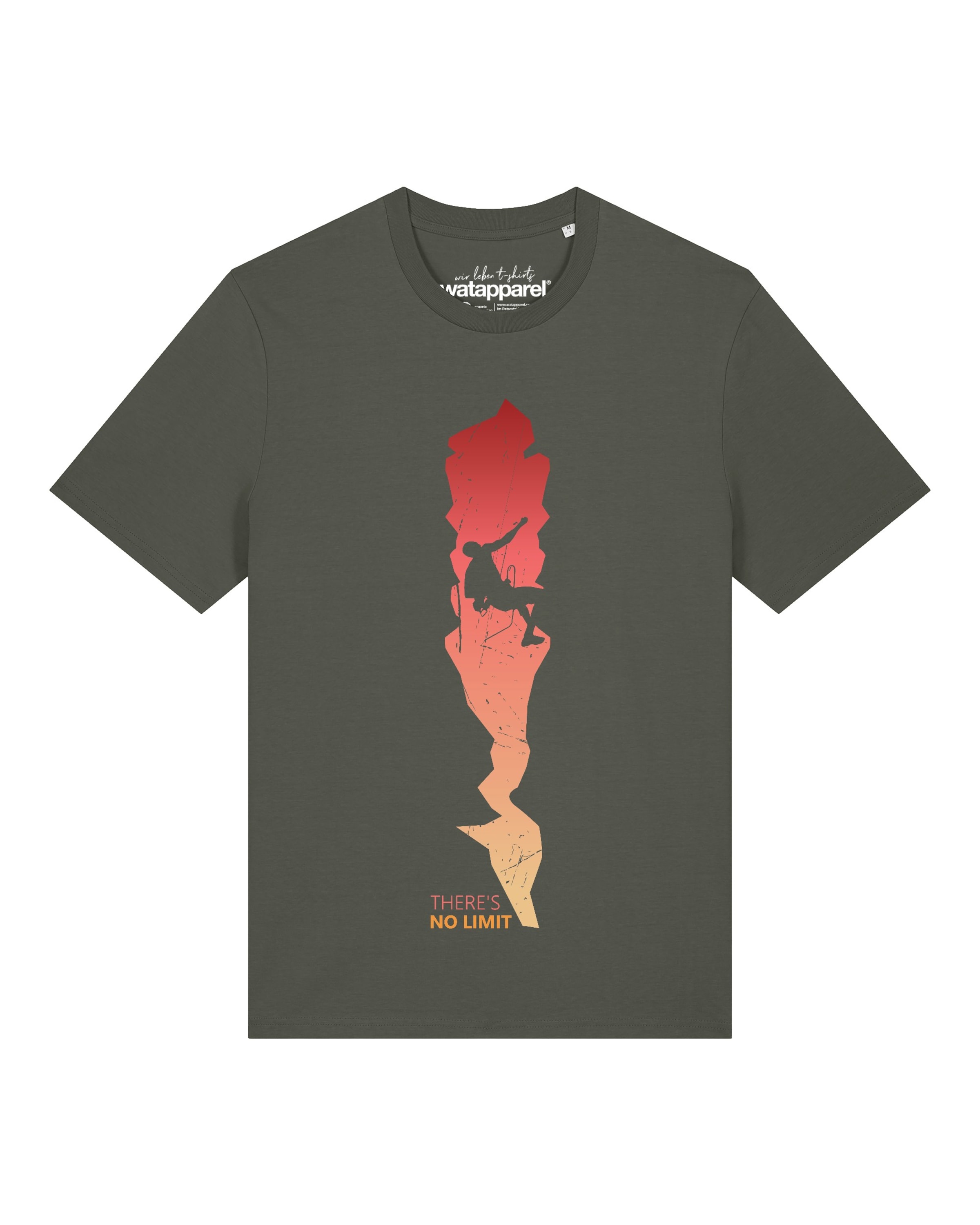 Watapparel Футболка 'There's no limit' в цвете Khaki
Watapparel Футболка 'There's no limit' в цвете Khaki